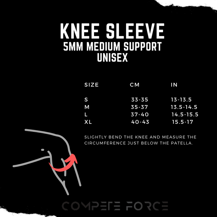 Knee Sleeves with Light compression – Compete Force - Fitness