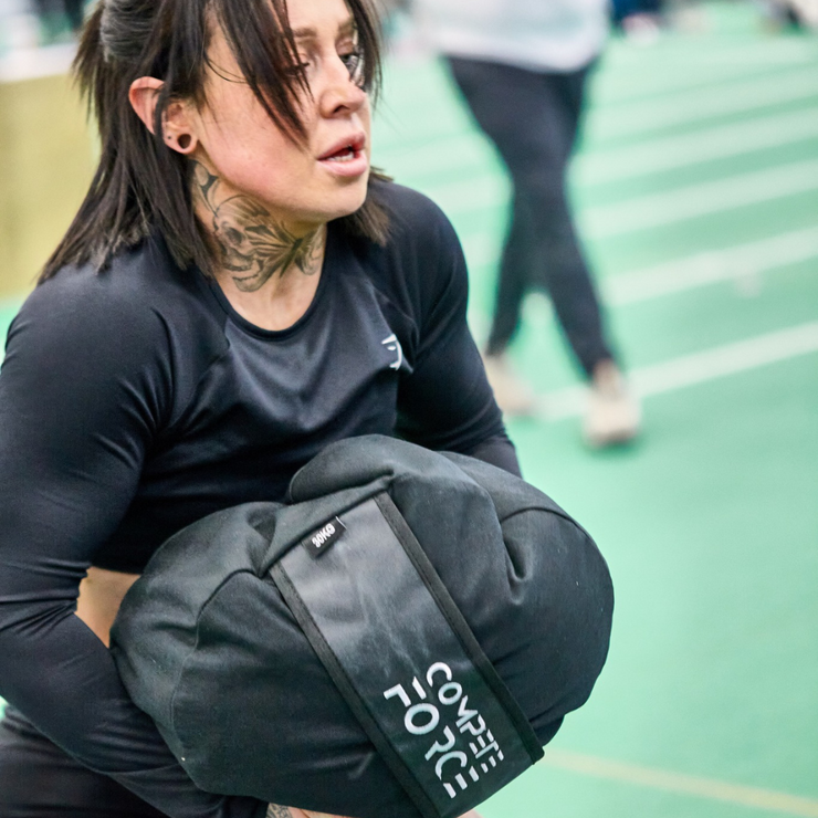 "Develop operational strength and endurance with the military-grade Strongman Bag."